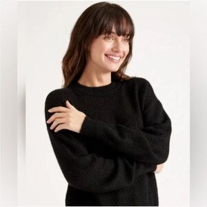 Quince Baby Alpaca Sweater in Wool Diamond